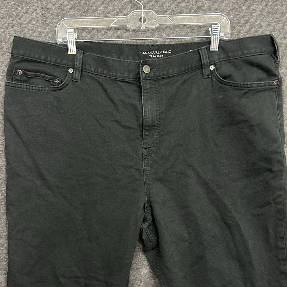 Banana Republic Traveler Chino Pants Men 42x32‎ (meas 42x29) Skinny Gray Office